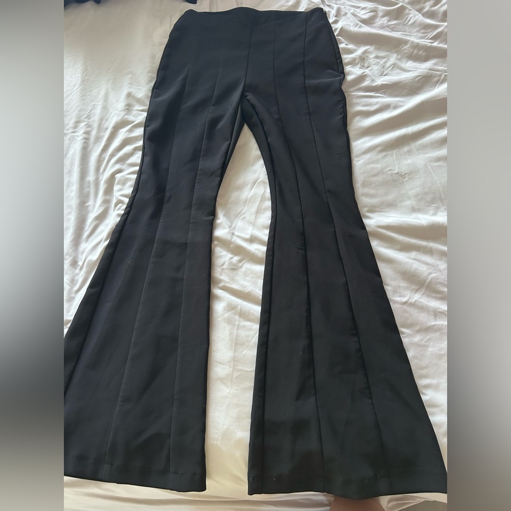 Never worn Elegant Black Women's Flared Pants